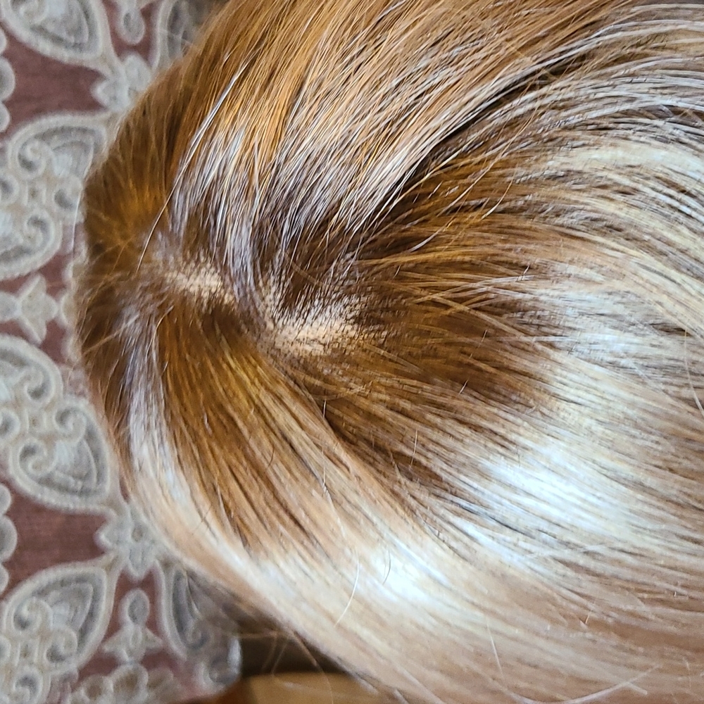 Synthetic long full monofilament top wig